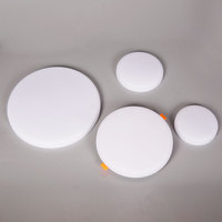 Plafonnier LED IP44 sans bordure panneau de coupe libre réglable moderne carré 180 lumière émise 48W aluminium PVC Anti-éblouissement Dimmable