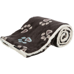 Coperta per Animali Domestici 100x70 Cm, Beige Taupe, in Pile Morbido e Caldo per Cani e Gatti - Product Image 2