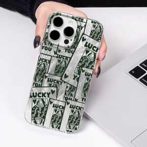 เคสมือถือลายบัตรเล่นโชคดี S24 S25 VIVO IPhone17 16 15 14 PRO MAX เลนส์ TPU ป้องกันลายนิ้วมือกันกระแทก - Product Image 2