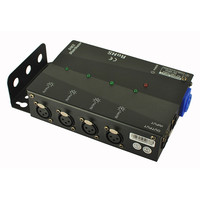 YINUO 4DX DMX512 6A Répartiteur Amplificateur de Signal 4 Canaux pour Lumières Mobiles DJ/Bar/Fête/Spectacle/Scène LED – Garantie 1 An