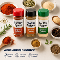 Poudre d'assaisonnement pour pizza et pâtes, flacon doseur PET, fournisseur OEM