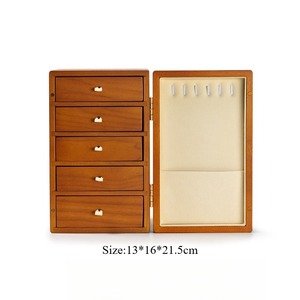 Custom New Jewelry <b>Storage</b> Box Solid Wood Jewelry Box Large Capacity High end Multi layer Jewelry <b>Storage</b> Box - Product Image 5