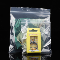 Suministro de fábrica, cremallera esmerilada, embalaje de ropa, bolsa de plástico transparente con cierre para camisetas, camisas, pendientes, gafas, collares