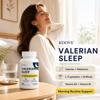 Complément alimentaire ACORN OEM, comprimés pour le sommeil à base de valériane, avec mélatonine et L-tryptophane