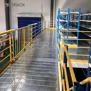Endüstriyel depo rafı raf asma kat depolama rafları çelik Platform asma kat tavan rafı - Product Image 4