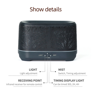 Metal Flame Diffuser Humidifier 3D Aroma Aromatheropy Flame <strong>Humidified</strong> Fireplace - Product Image 5