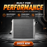 Automotive Intercooler for Turbocharged Engine Air Intake Cooling System Replacement