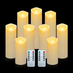 Hot Sale Custom Size Color LED Flameless Candles Indoor Christmas Window Decoration Remote Flickering for Weddings Other - Product Image 1