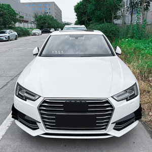 กระจังหน้าคาร์บอนไฟเบอร์ลายเคฟล่า สำหรับ Audi A4 B9 Sline ปี 2017-2019  วัสดุ ABS ติดตั้งง่าย - Product Image 1