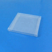 Boîte pliante souple à plis fins en plastique rigide transparent, écologique, pour présentation, service personnalisé