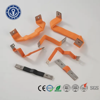 Barre omnibus plate flexible 400A en cuivre étamé isolé pour pack de batteries. Courant 100A 300A, tension 240V.