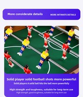 Table de Football de Table Mini Éducative pour Enfants, Jeu de Baby-Foot de Gros d'Usine pour Divertissement Familial et Jeu