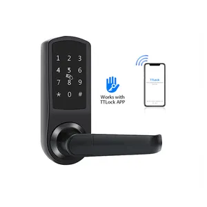 Single Latch Key Card Code Hotel Electronic Digital Door Lock TTlock Keyless Entry Deadbolt Door Lock