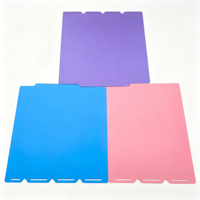 Pelat Cetak Dingin untuk Snapmaker U1 270x270mm Pelat Baja Pegas Magnetik Warna Pink Ungu Biru Kustom Suku Cadang Printer 3D