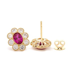 Pendientes de lujo con diamantes para mujer, Plata de Ley 925, joyería fina elegante, uso diario clásico, regalo de aniversario de boda - Product Image 3