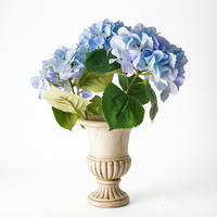 Décoration de fleurs artificielles d'hortensia effet naturel pour mariage, événements et décoration de salles, articles en gros