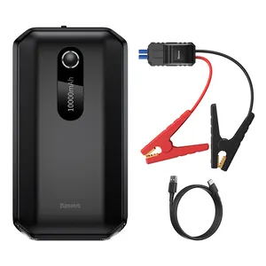 자동차 점프 스타터 10000mah 1000A 휴대용 비상 스타터 전원 은행 12V 자동 부스터 시작 장치 배터리 자동차