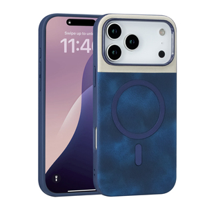 Étui de luxe en cuir PU color block pour <span class=keywords><strong>iPhone</strong></span> 18/18 Pro/18 Pro Max, coque magnétique de créateur à couleurs contrastées, vente en gros OEM ODM - Product Image 1