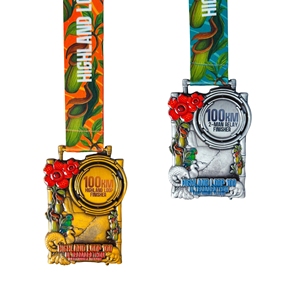Manufacturer Custom Gold Silver Finisher <strong>Medal</strong> <strong>Marathon</strong> 5K / 10K Running Cycling Track Field <strong>Medals</strong> Karate Sports Metal <strong>Medal</strong> - Product Image 3
