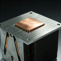 Module de puissance IGBT SIC en alliage de cuivre personnalisé HengDong, dissipateurs de chaleur refroidis par eau, composants de refroidissement à microcanaux, module thermique