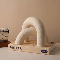 TONFO Ornement en céramique minimaliste nordique en forme de pont arqué, figurine géométrique abstraite pour salon, étagère, décoration intérieure