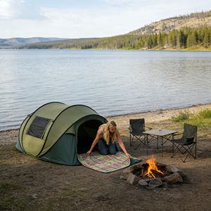 Toldo Plegable Resistente con Alta Capacidad de Retención de Agua y <span class=keywords><strong>Puntos</strong></span> de Tensión Reforzados para un Uso Confiable a Largo Plazo en Campamentos - Product Image 2