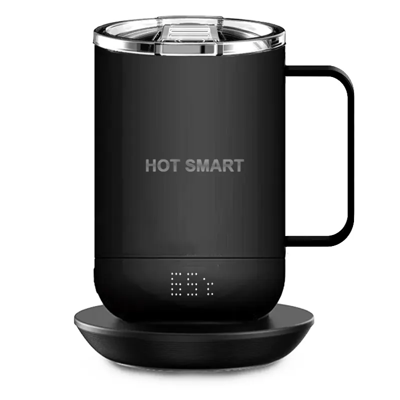 80 min Tuổi thọ pin kiểm soát nhiệt độ thông minh Mug ấm không dây nóng cốc cà phê cho nhà sử dụng