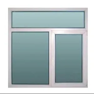 Fenêtre coulissante verticale vitrée Low E à double guillotine en vinyle blanc avec cadre en PVC avec moustiquaire