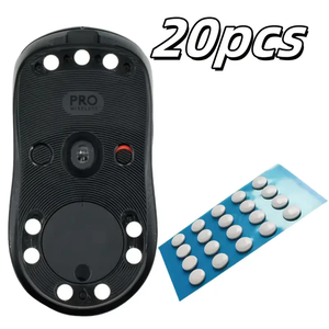 20pcs Obsidian <b>PTFE</b> Mouse Dots DIY Universal Mouse Feet Logitech Mouse Glide Soles Super Smooth And Quiet Esports Universal - Product Image 6