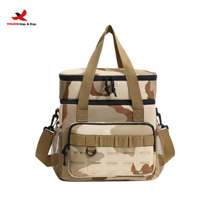 Bolsa Térmica Impermeable de Nailon con Camuflaje para Picnic al Aire Libre, Bolsa de Almuerzo Portátil de Doble Capa, Pedido Mixto al por Mayor RTS - Product Image 2