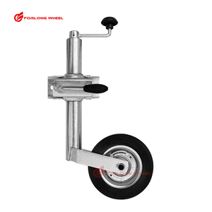 FORLONG <span class=keywords><strong>Roue</strong></span> <span class=keywords><strong>jockey</strong></span> de haute qualité à bas <span class=keywords><strong>prix</strong></span> pour caravane remorque bateau 48mm avec <span class=keywords><strong>roue</strong></span> solide 8 pouces - Product Image 1