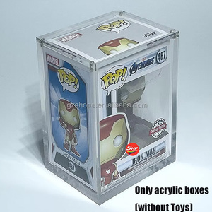 SHP Boîte de 4 pouces en acrylique transparent de haute qualité Funko Pop <span class=keywords><strong>Stranger</strong></span> <span class=keywords><strong>Things</strong></span> - Steve Vinyl Figure With Strong Magnet TOP Lid Protect Case - Product Image 3