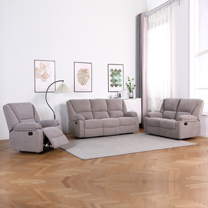 Wohnzimmer-Möbel Leinen-Stoff Relaxsessel Manuelles <span class=keywords><strong>Sofa</strong></span> Verlängerbares 3+2+1 Sektional-<span class=keywords><strong>Sofa</strong></span>-Set - Product Image 2