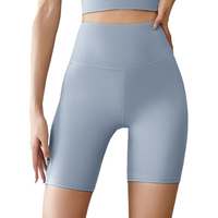 Shorts de compression taille haute Peach Butt à haute élasticité, sensation seconde peau, pour le yoga et la course, pour femme