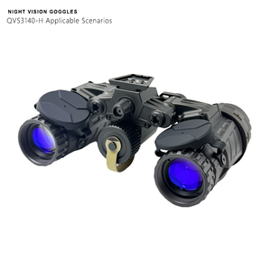 Dispositivo de Visión Nocturna Binocular QCNV QVS3140-<span class=keywords><strong>H</strong></span> FOM1600+ con Tubo Intensificador de Imagen Mx10160 Gen2+ Directo de Fábrica - Product Image 1