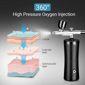 Mini Kit <span class=keywords><strong>d</strong></span>'ongles aérographe avec compresseur Injecteur <span class=keywords><strong>d</strong></span>'oxygène portable Équipement <span class=keywords><strong>de</strong></span> beauté pour la <span class=keywords><strong>peinture</strong></span> <span class=keywords><strong>de</strong></span> gâteau et l'artisanat - Product Image 3