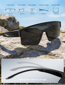 Occhiali da Sole Sportivi Lamicall BCPE05 in TR90, Polarizzati, Compatibili con Occhiali da Vista, Protezione UV per Ciclismo e Corse su Strada - Product Image 6