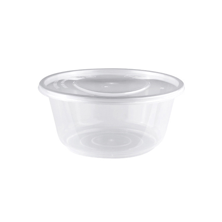 700 мл PP одноразовая Прозрачная чаша с крышкой