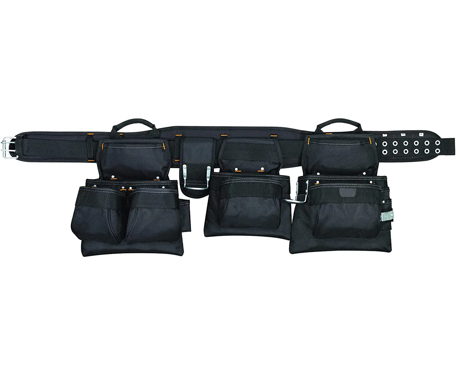 18 جيوب كومبو أسود حزام أداة أداة حقيبة التخزين المنظم