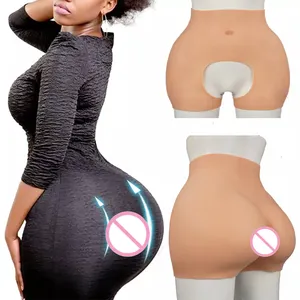 Sexy Vrouwelijke Nep Bum Bombom Slipje Vrouwen Ondergoed Grote Billen Enhancement Gewatteerde Heupvormer Siliconen Butts Panty