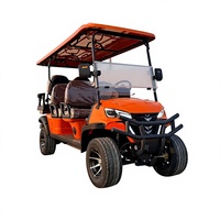 Carrito de Golf Eléctrico Tarion al por Mayor, Motor AC de 4.0KW, Batería de 60V, Autonomía de 80-100km, 6 Pasajeros, 35KM/H, Neumáticos de 14 Pulgadas, EEC/DOT/CE/GCC