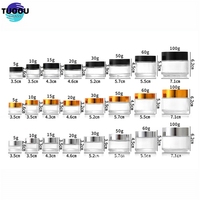 Emballage de cosmétiques en gros, conteneur de bouteilles de Lotion en verre noir givré brillant 30ml 50ml 100ml