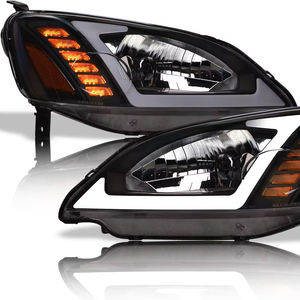Pour Honda pour Civic 2001-2004 nouveaux accessoires de voiture halogène LED phares DRL Chrome feux diurnes - Product Image 1