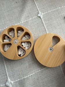 <b>For</b> Medicine Vitamin Supplement Daily Portable Travel <b>Pill</b> <b>Case</b> Wood Weekly Vitamin Medicine <b>Pill</b> Organizer <b>Case</b> Box - Product Image 1