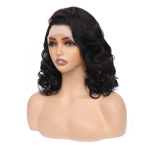 Cheveux humains vierges vietnamiens, vague profonde, trame unique, densité 150%, perruque en dentelle 4*4, fournisseur en gros - Product Image 4