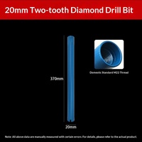 Foret diamanté à soudure laser, diamètre 22-300 mm, pour perçage à sec et humide, avec système SDS PLUS, pour maçonnerie et murs en briques