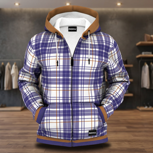 Unisex Solid Custom Logo Puff Printed Anti-Pilling Polyester/Cotton Winter Full <b>Zip</b>-<b>Up</b> <b>Hoodie</b> for Men Women Kids - Product Image 3