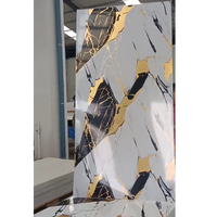 Panneau Mural PVC à Effet Marbre en Feuille Plastique UV Décorative, Disponible en Divers Coloris et Designs, à Bas Prix