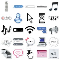 Autocollants imperméables en Pvc avec émoticônes Internet, 50 pièces, pour tasse d'eau, ordinateur portable, table, trousse à crayons, réfrigérateur, table et livres