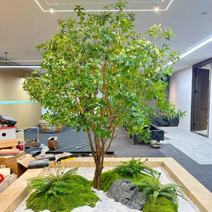 Árbol de madera <span class=keywords><strong>borracho</strong></span> artificial de gran escala de lujo-Maceta biónica realista para atrio de hotel y vestíbulo corporativo - Product Image 1